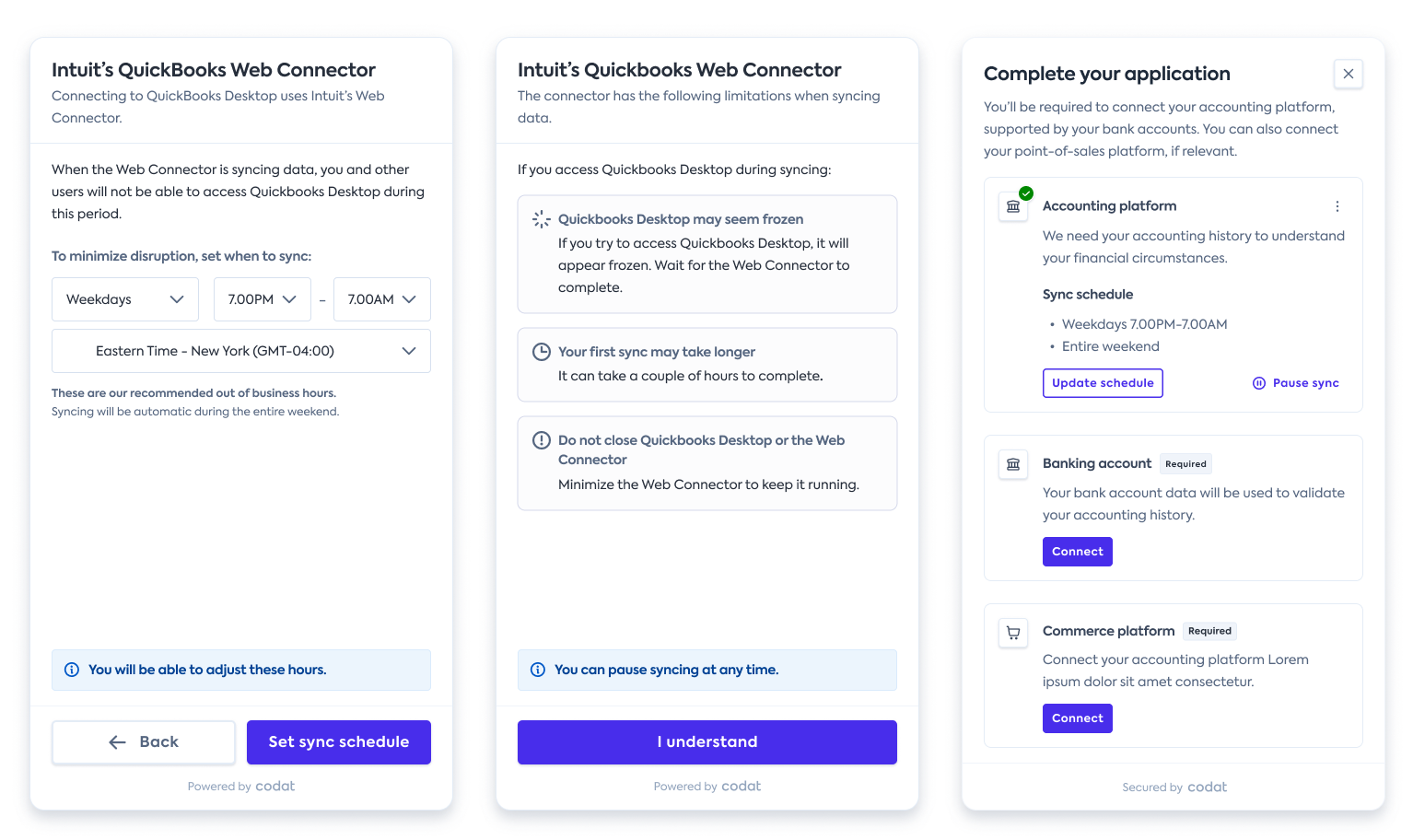 Screenshot showing the Connection Management SDK landing page before and after the change, with the old title &#39;Manage connections&#39; replaced by the new title &#39;Manage connected accounts&#39;.